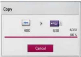 LG HR925C - Copying file(s)/folder(s) from the internal hard disk drive to a USB storage device - 7