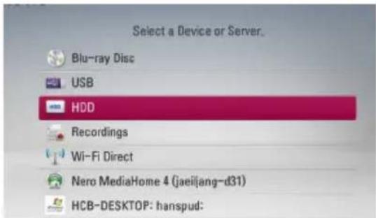 LG HR925C - Playing content contained in the internal hard disk drive - 2