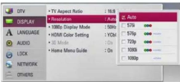 LG HR925C - Resolution Setting - 3