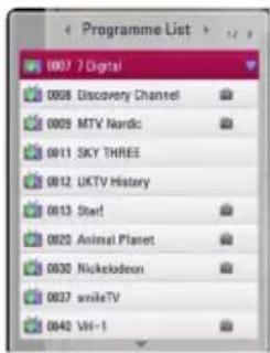 LG HR925C - Setting favourite programmes - 1