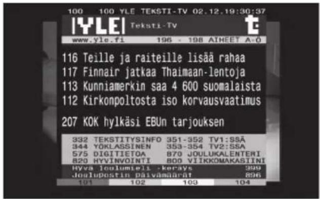 LG BDS580 - Using the teletext (Viewing Teletext) - 1