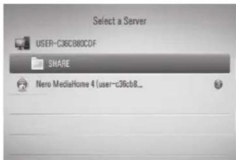 LG BDS580 - Accessing a share folder from your PC - 1