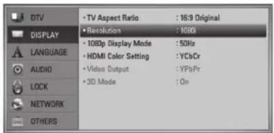 LG BDS580 - Resolution Setting - 2