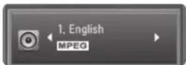 LG BDS580 - Selecting DTV audio language - 1