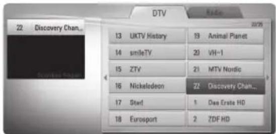 LG BDS580 - Editing Programme List (Channel Edit) - 1
