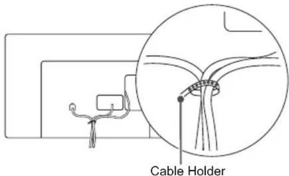 LG 47LW750H - Tidying cables - 2