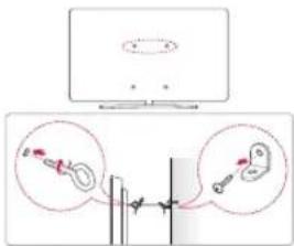 LG 43UK6950 - Sicherung des Fernsehers an der Wand - 1