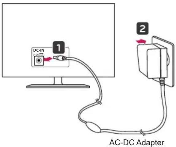 LG 42LW760H - Adapter Connection - 2