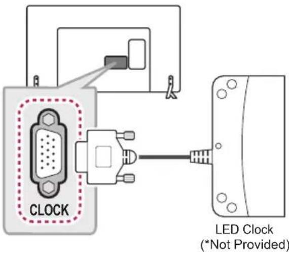 LG 42LW760H - LED Clock Connection - 1