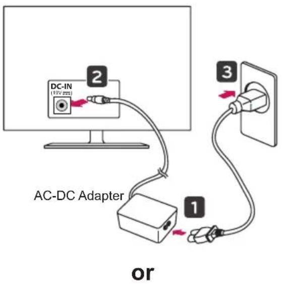 LG 42LW760H - Adapter Connection - 1