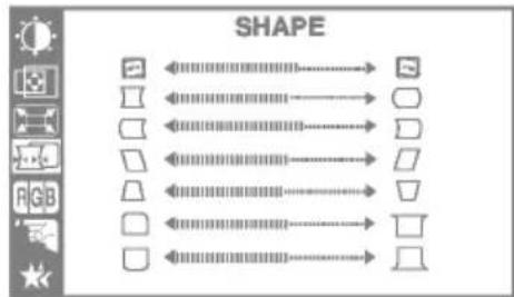 LG T711S - To adjust the shape of the screen - 9