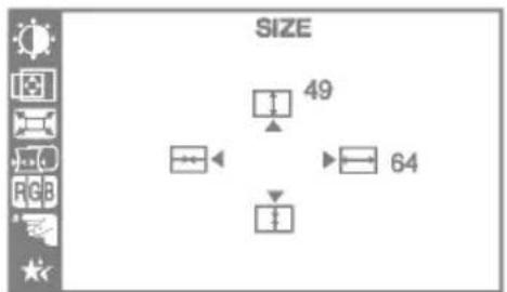 LG T711S - To adjust the size of the screen - 1