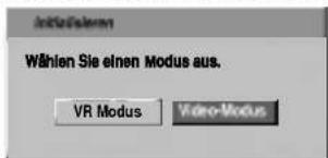 Wählen Sie einen Modus aus. VR Modus Video-Modus