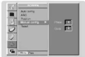 LG MZ-42PM13B - Manual Configure (RGB [PC] mode only) - 1