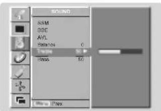 LG MZ-42PM13B - Adjusting Sound Control (User option) - 1