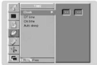 LG MZ-42PM13B - Setting the Clock - 1