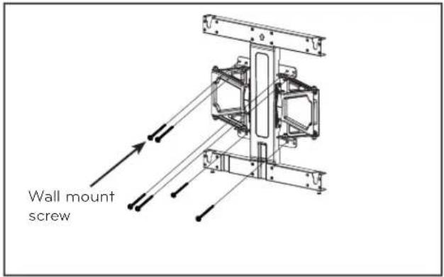 LG LSW420BX - How to install the wall mount - 3