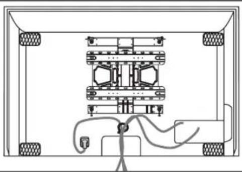 LG LSW420BX - Cable arrangement and set protection cushion - 1
