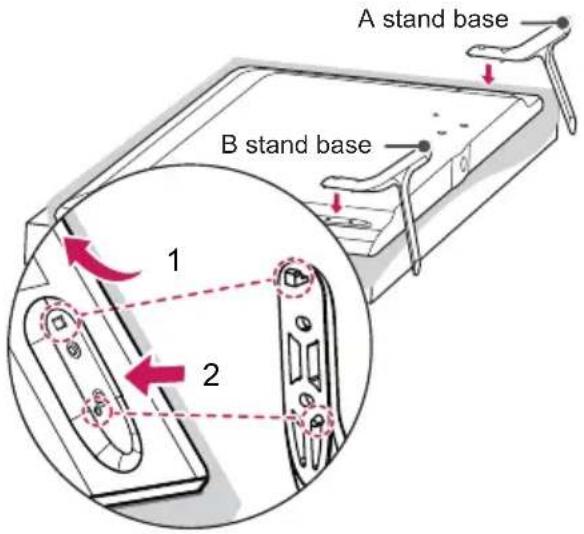 LG 32LY761H - Attaching the Stand - 3