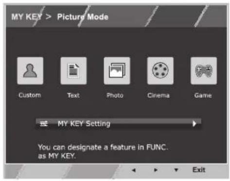 LG 24EB23TM-W - MY KEY Setting - 1