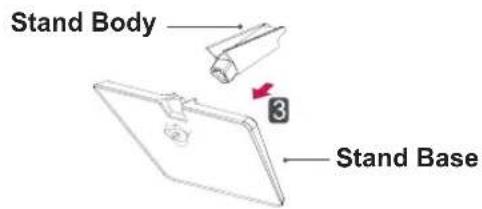 LG 24EB23TM-W - Detaching the Stand Base - 2