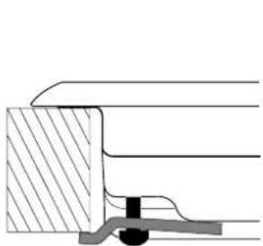 Hotpoint Ariston PZ 750 R GH - Schema voor de bevestiging van de haken - 2