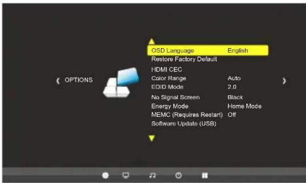Swedx SM-50K1 - Menu > OPTION - 1
