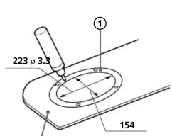 223 Ø 3.3 ① 154