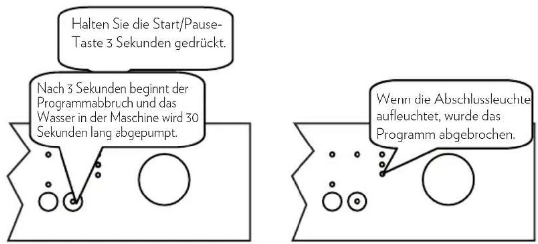 TECHWOOD EGS 60 SC1154 - Programm abbrechen - 1