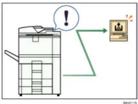 RICOH Aficio MP C7501SP - Überwachung und Einstellung des Geräts über Computer - 1