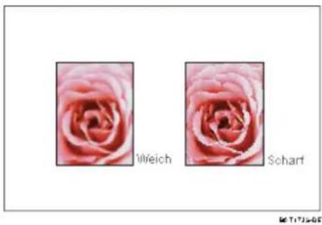 RICOH Aficio MP C7501SP - Scharf / Weich - 1