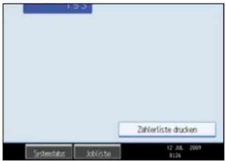 1.5.3 Zahlertiste drucken Systemfabz Jobliste 12 JUL 2009 8126