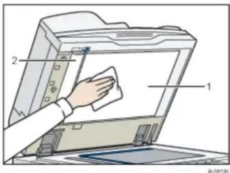 RICOH Aficio MP C7501SP - Reinigung des automatischen Vorlageneinzugs - 1