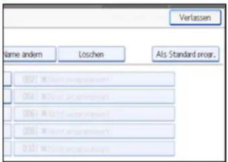 Verlassen Name andem Löschen Als Standard progr. 0021 Miovi eranzenwert 0041 Miovi eranzenwert 0061 Miovi eranzenwert 0081 Miovi eranzenwert 0101 Miovi eranzenwert