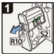 RICOH Aficio MP C7501SP - Finisher SR4040 (Sattelstich) - 1