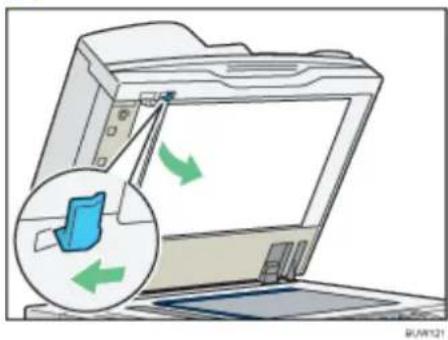 RICOH Aficio MP C7501SP - Reinigung des automatischen Vorlageneinzugs - 2