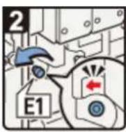 RICOH Aficio MP C7501SP - Wenn E und E1 angezeigt werden - 2