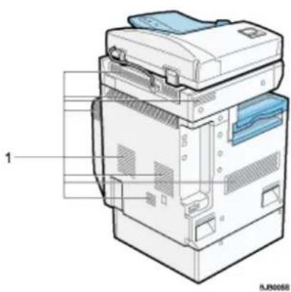 RICOH Aficio MP C5000 - Untere rechte Abdeckung - 1