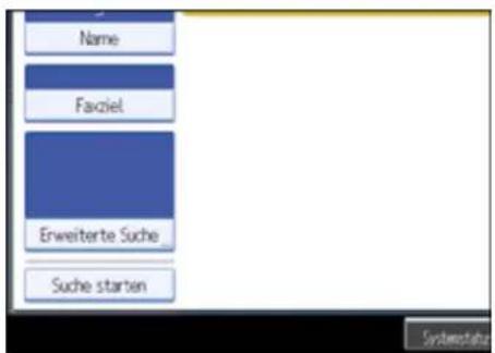 Name Faxziel Enweiterte Suche Suche starten
