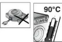 HOOVER H5 13 MDE - ACHTUNG: JE NACH WASCHPROGRAMM KANN SICH DAS WASSER BIS AUF 90° C AUFHEIZEN. - 5