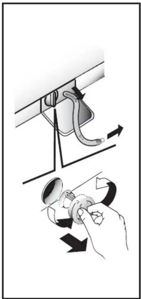 HOOVER DYN 8146P8/1-84 - Reinigung des Flusensiebs (Klammernfalle) - 1