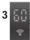 HOOVER DXA 69AH/1-84 - 3) Anzeige WASCHTEMPERATUR - 1