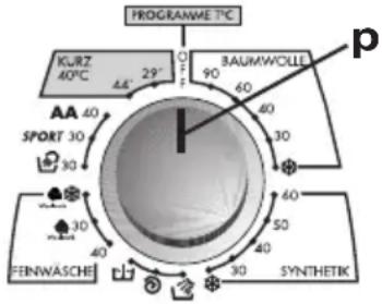 HOOVER HTC 11 AA-84 - PROGRAMM-/TEMPERATURWAHLSCHALTER - 1