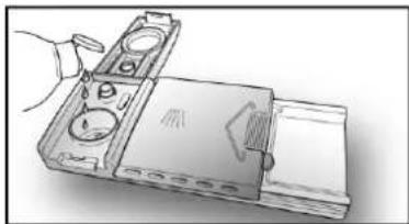 HOOVER HDP 2D952W - Klarspülbehälter füllen - 4
