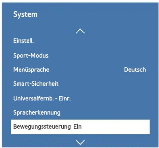 SAMSUNG UE40J6282SU - Einrichten von Bewegungssteuerung - 1