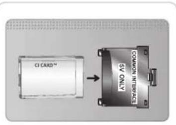 SAMSUNG HG32EB690QB - Verwenden der „CI“- oder „CI+“-Karte - 1