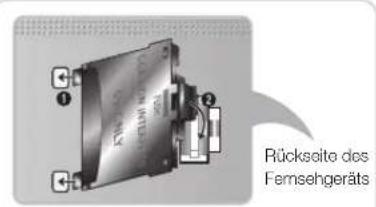 SAMSUNG HG28EB690BB - Befestigen des CI-Kartenadapters - 1