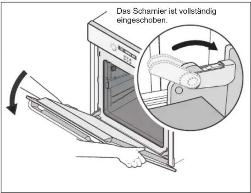 SAMSUNG BF62TCSTD - Gerätetür wieder befestigen - 3