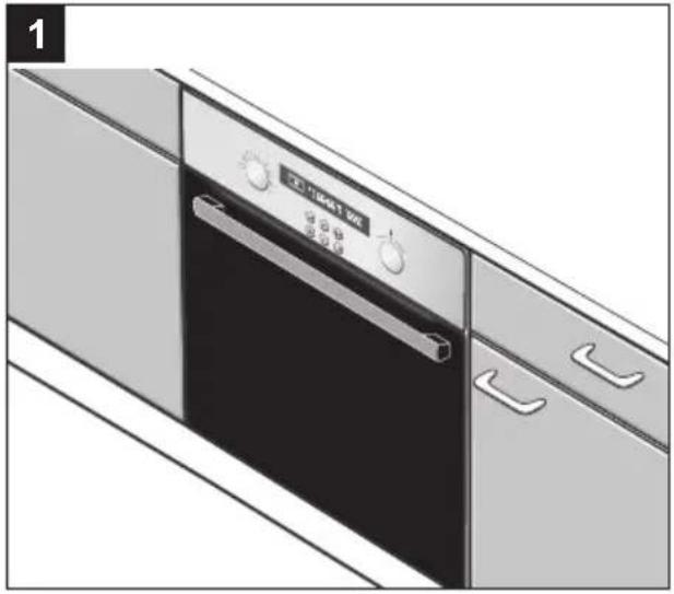 SAMSUNG BF62TCSTD - Einbau in einen Unterschrank - 1
