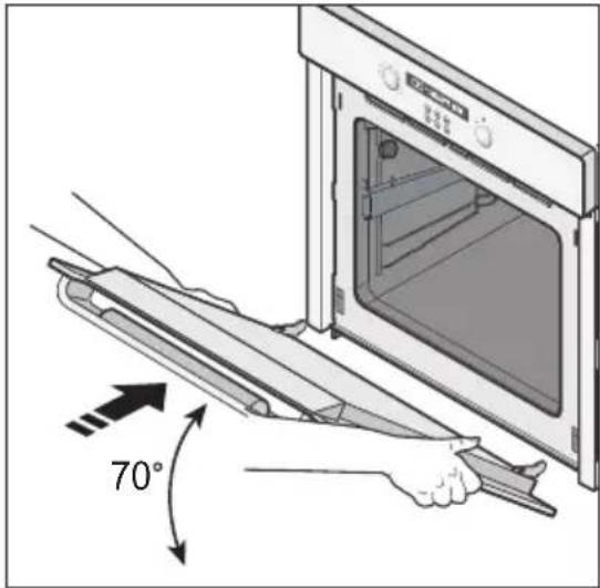 SAMSUNG BF62TCSTD - Gerätetür wieder befestigen - 1